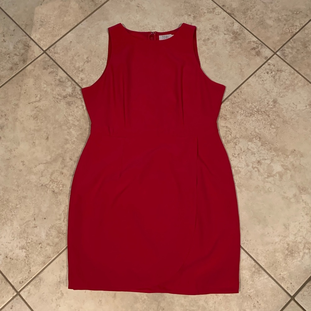 Red Tobi mini dress